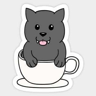 teacup pupy Sticker